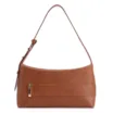 Bolsa De Ombro Couro Marrom Claro - imagem 1