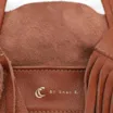Bolsa De Ombro Couro Marrom Claro Franjas - imagem 6