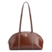 Bolsa De Ombro Couro Marrom/Couro Lezard Marrom - imagem 1