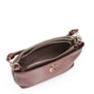 Bolsa De Ombro Couro Marrom Escuro - imagem 5