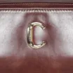 Bolsa De Ombro Couro Marrom Escuro - imagem 7
