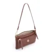 Bolsa De Ombro Couro Marrom Escuro - imagem 4