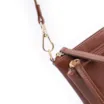 Bolsa De Ombro Couro Marrom Escuro - imagem 5