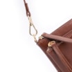 Bolsa De Ombro Couro Marrom Escuro - imagem 5