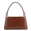 Bolsa De Ombro Couro Marrom Escuro - imagem 3
