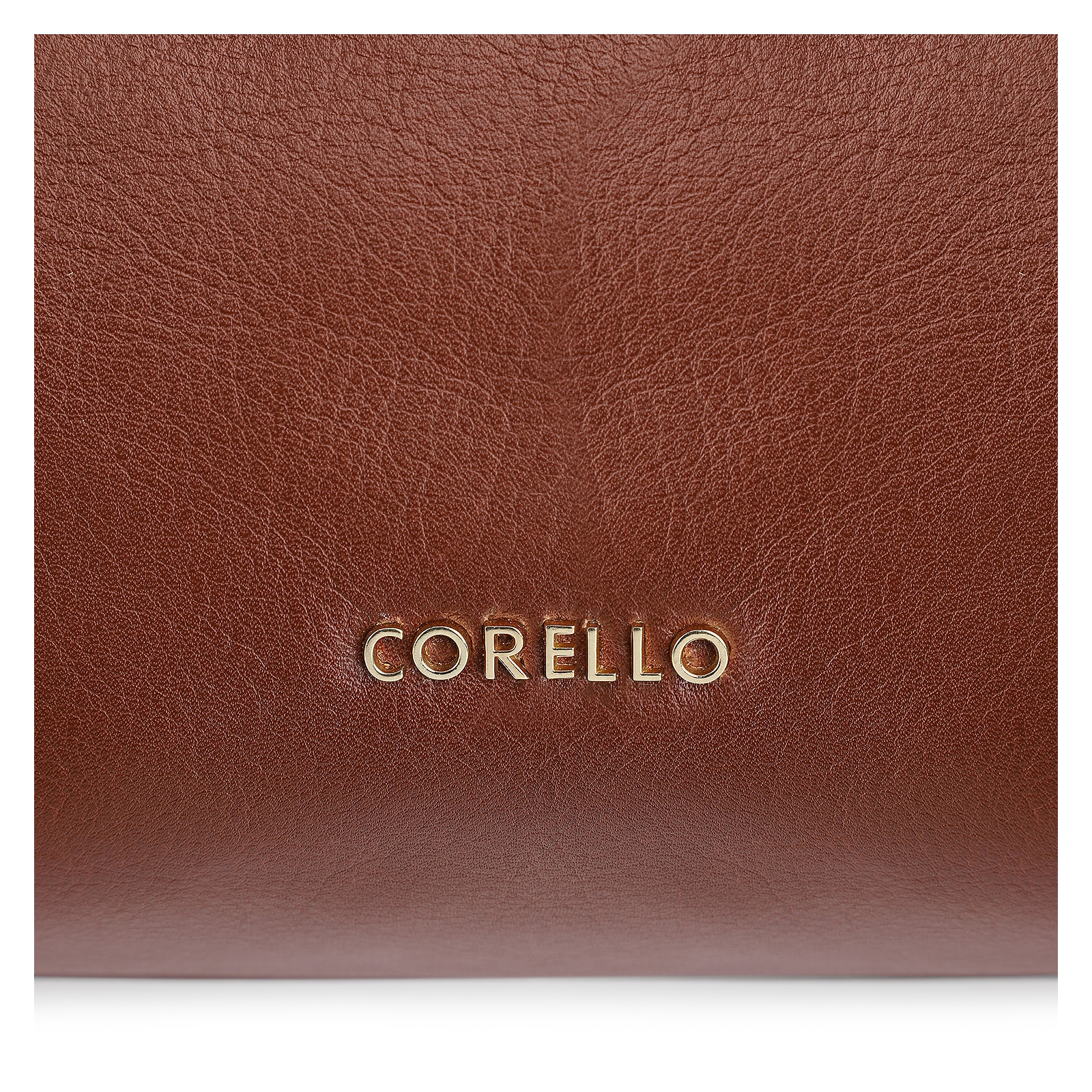 Bolsa De Ombro Couro Marrom Escuro /Couro Nobuck Marrom Escuro