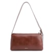 Bolsa De Ombro Couro Marrom/Ráfia Marrom - imagem 3
