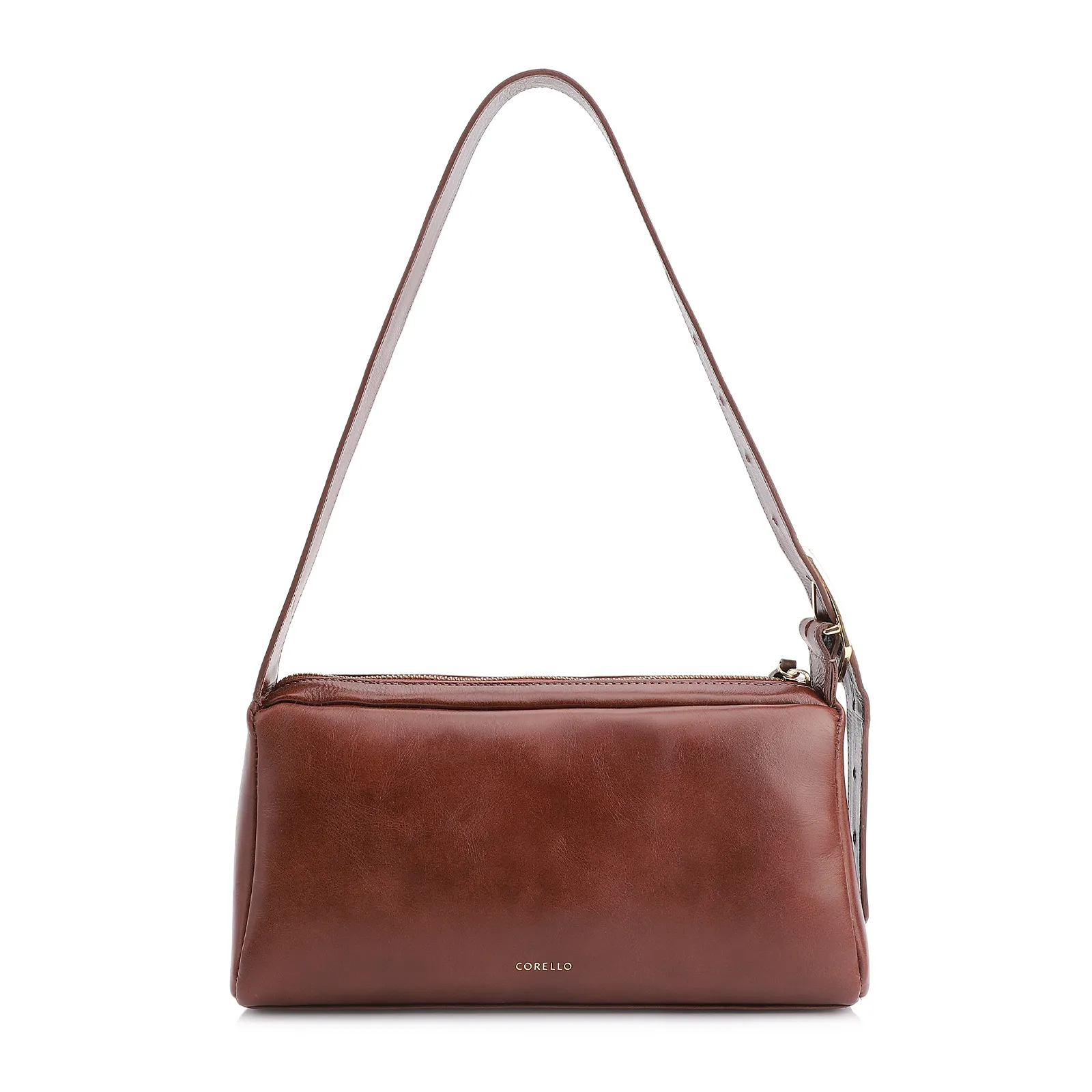 Bolsa De Ombro Couro Marrom/Ráfia Marrom
