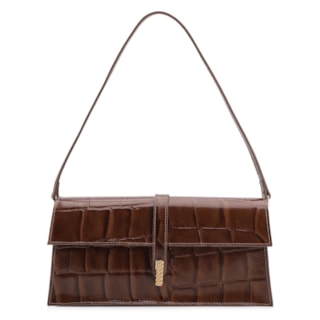 COURO MAXI CROCO Marrom