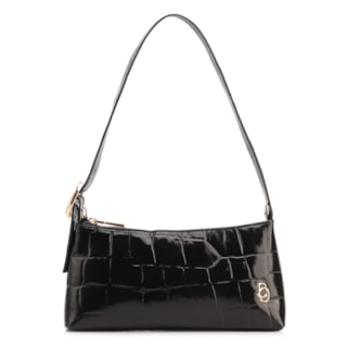COURO MAXI CROCO PRETO