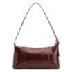  Bolsa De Ombro Couro Maxi Croco Vinho - imagem 4