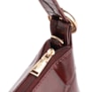  Bolsa De Ombro Couro Maxi Croco Vinho - imagem 6