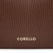Bolsa De Ombro Couro New Lezard Marrom - imagem 6