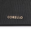 Bolsa De Ombro Couro New Lezard Preto - imagem 7