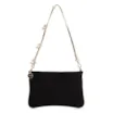  Bolsa De Ombro Couro Nobuck Preto/Alt Dourado - imagem 1