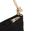  Bolsa De Ombro Couro Nobuck Preto/Alt Dourado - imagem 6