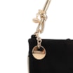  Bolsa De Ombro Couro Nobuck Preto/Alt Dourado - imagem 7