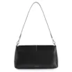 Bolsa De Ombro Couro Nobuck Preto/Verniz Preto - imagem 3