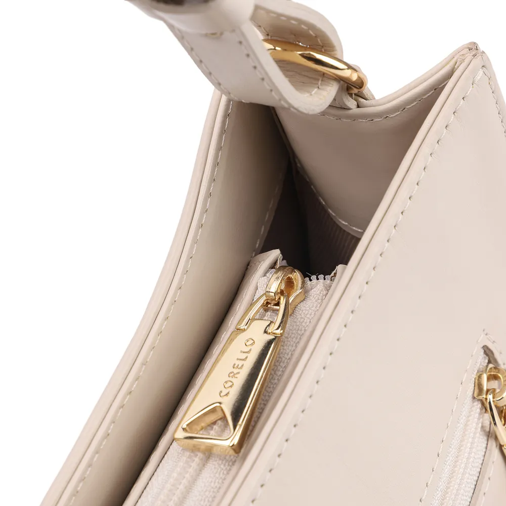 Bolsa De Ombro Couro Off White - imagem 5