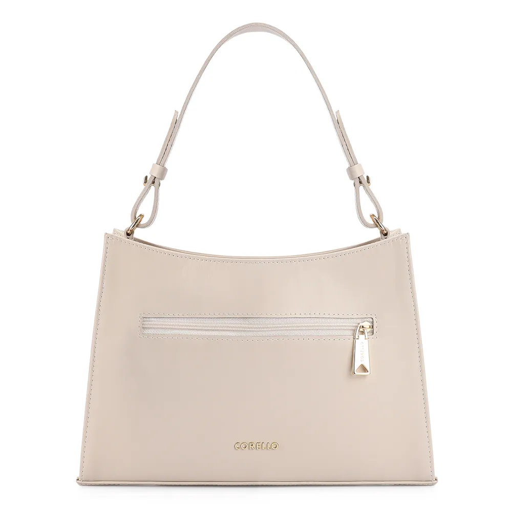 Bolsa De Ombro Couro Off White - imagem 3