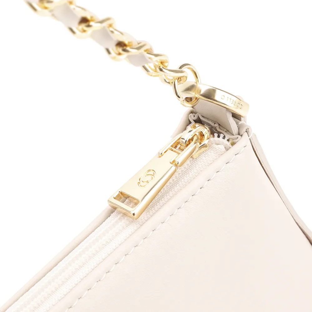 Bolsa De Ombro Couro Off White - imagem 5