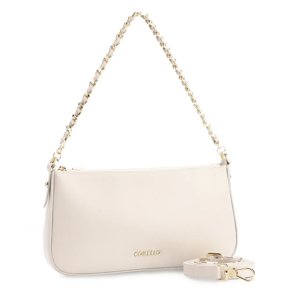 Bolsa De Ombro Couro Off White - imagem 2