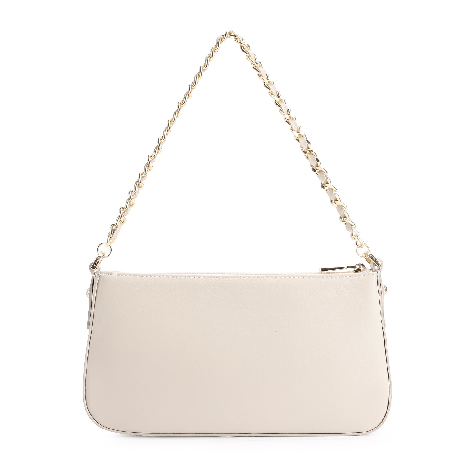 Bolsa De Ombro Couro Off White