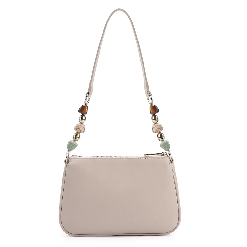 Bolsa De Ombro Couro Off White - imagem 3