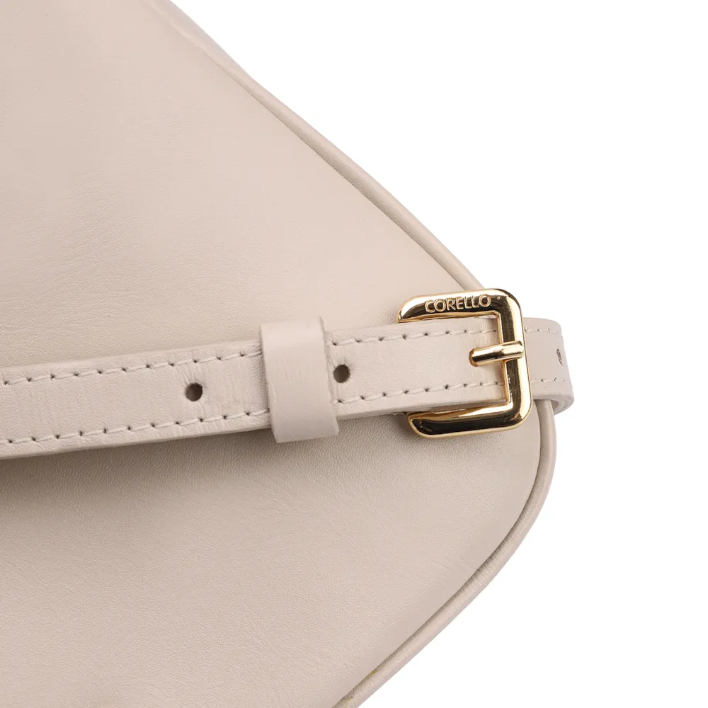 Bolsa De Ombro Couro Off White - imagem 7