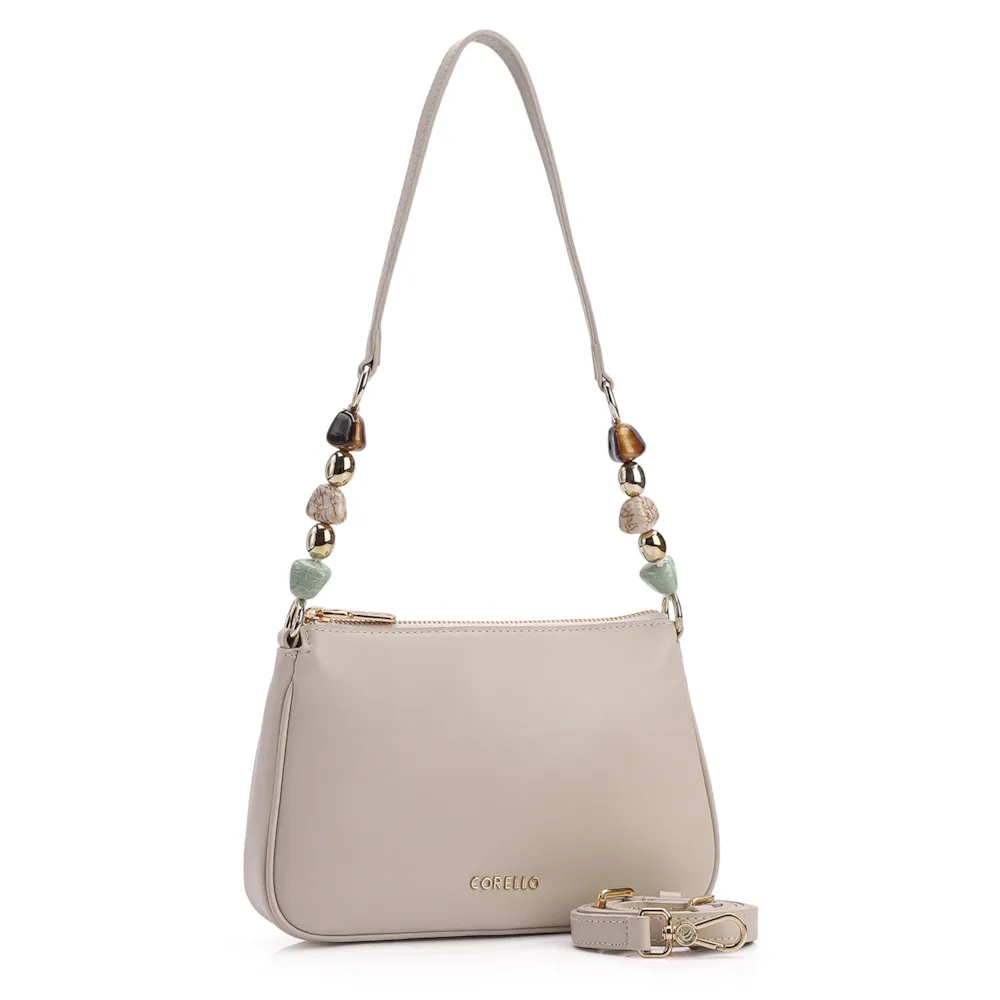 Bolsa De Ombro Couro Off White - imagem 2