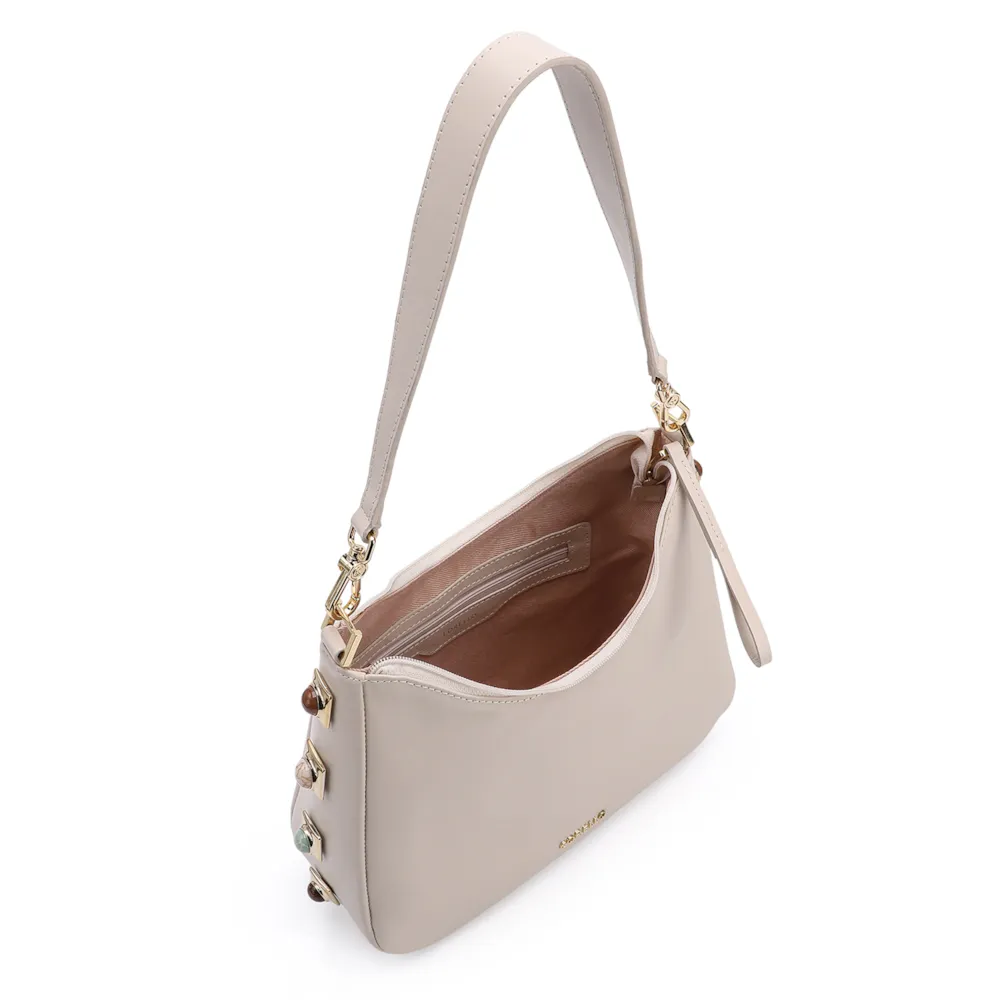 Bolsa De Ombro Couro Off White - imagem 3