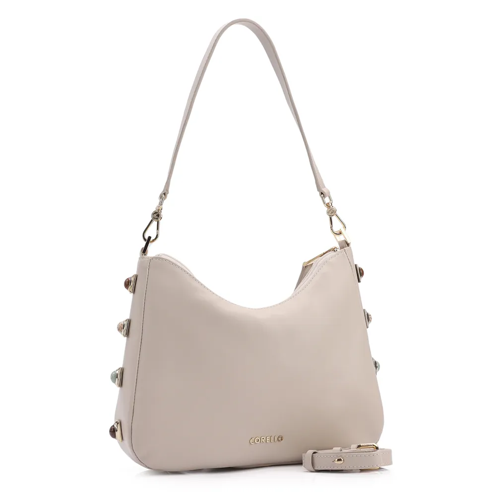 Bolsa De Ombro Couro Off White - imagem 2