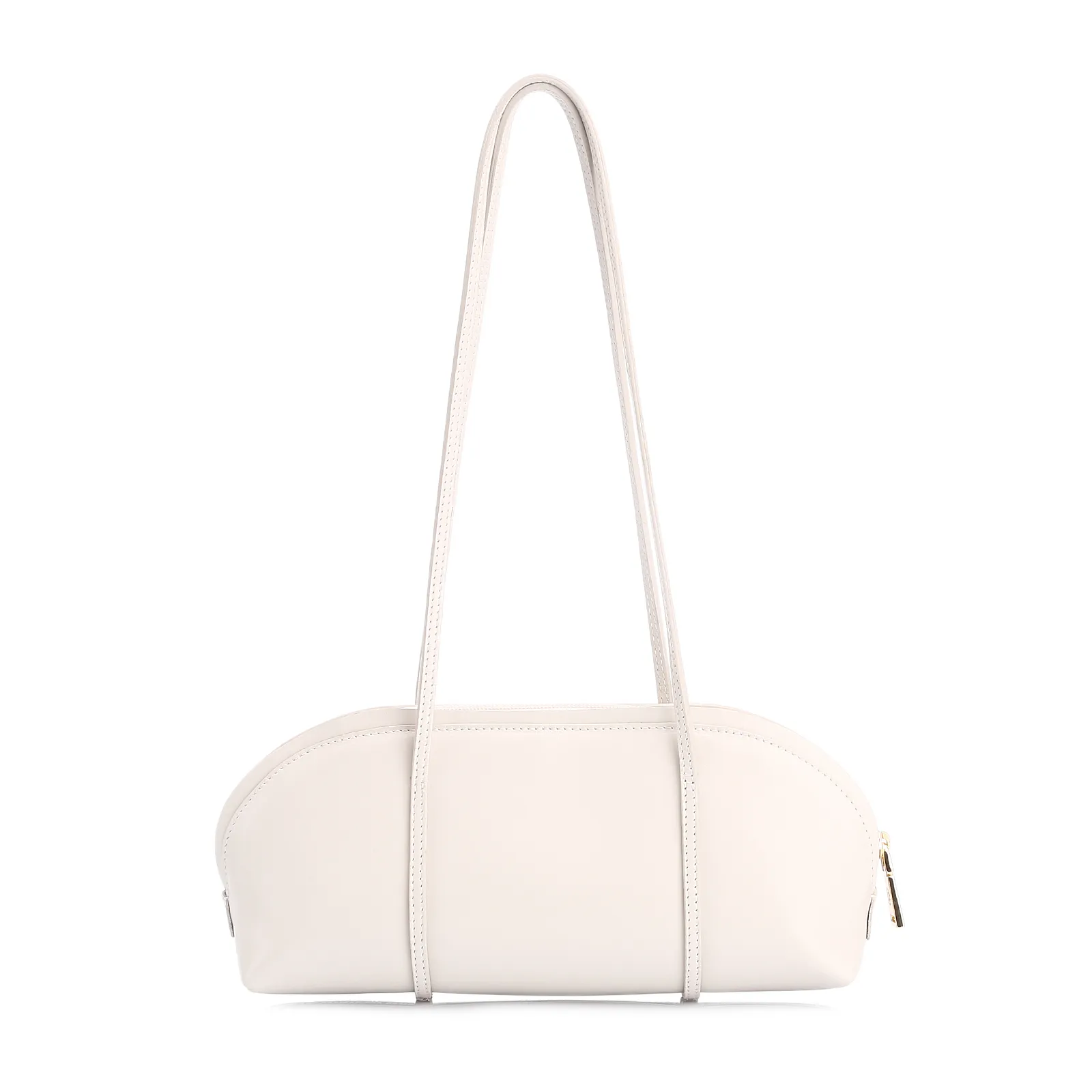 Bolsa De Ombro Couro Off White