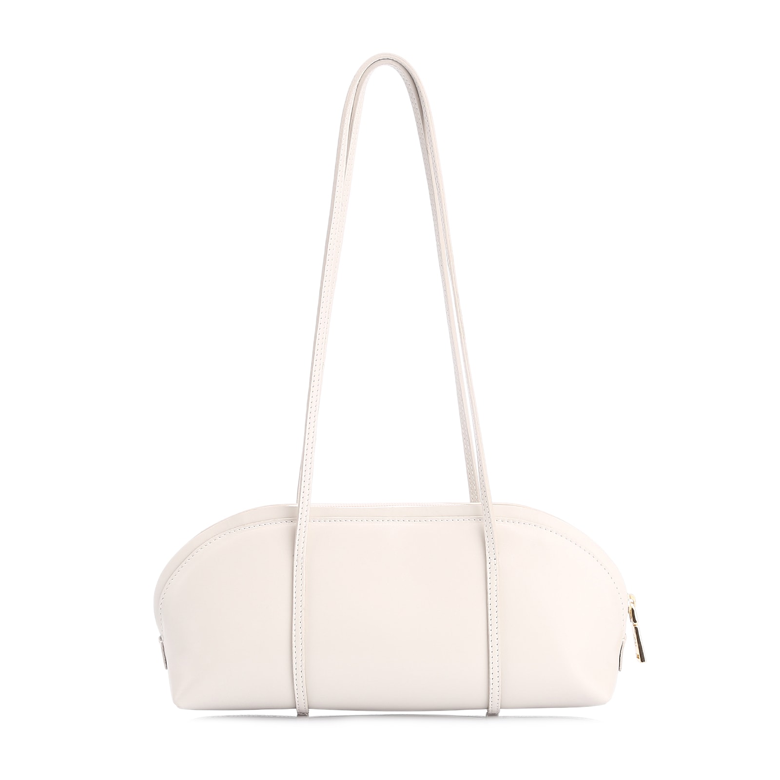 Bolsa De Ombro Couro Off White