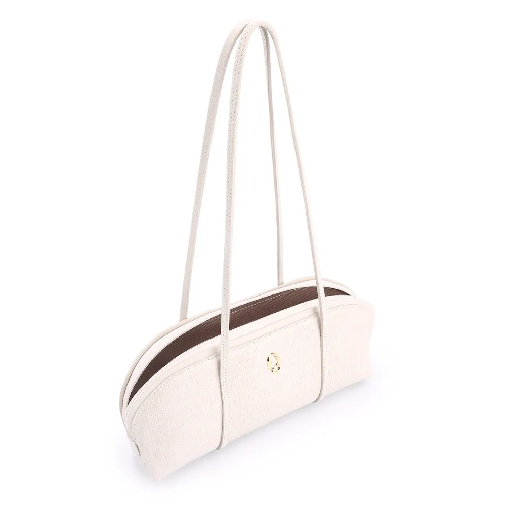 Bolsa De Ombro Couro Off White - imagem 5