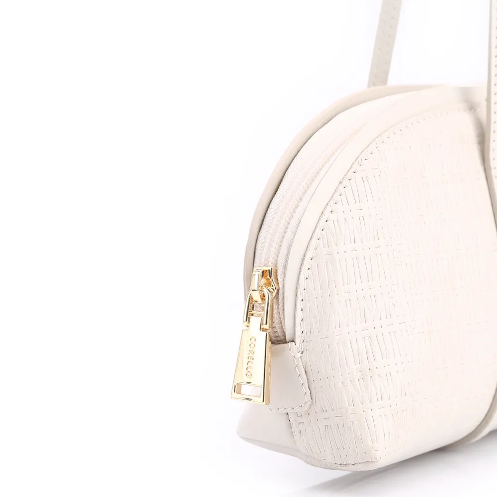 Bolsa De Ombro Couro Off White - imagem 6