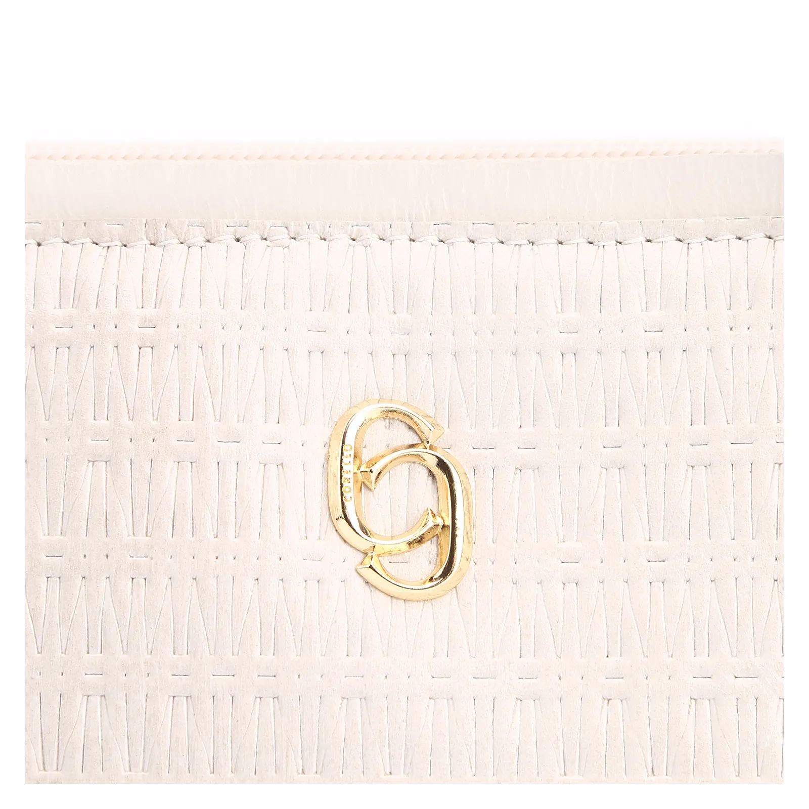 Bolsa De Ombro Couro Off White