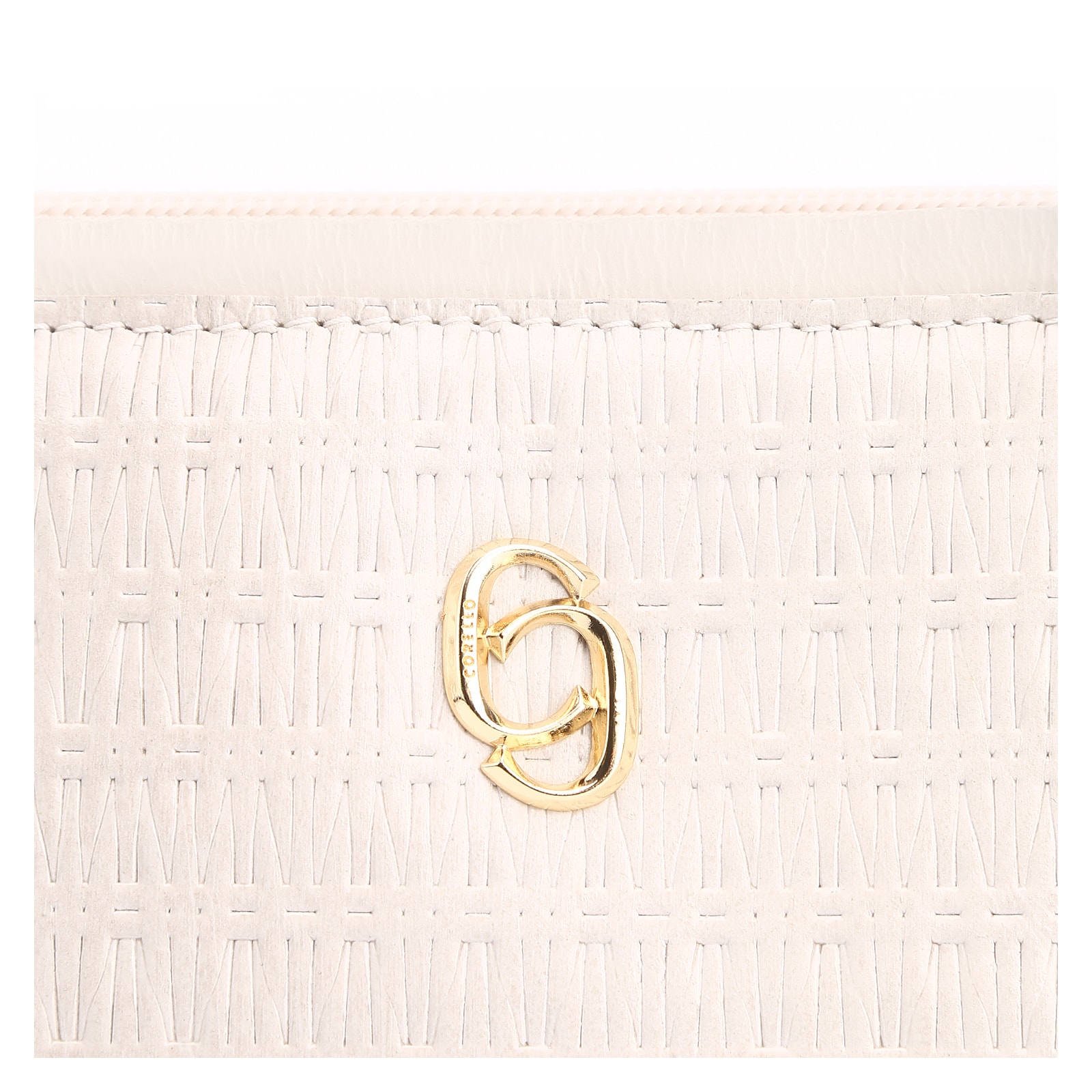 Bolsa De Ombro Couro Off White
