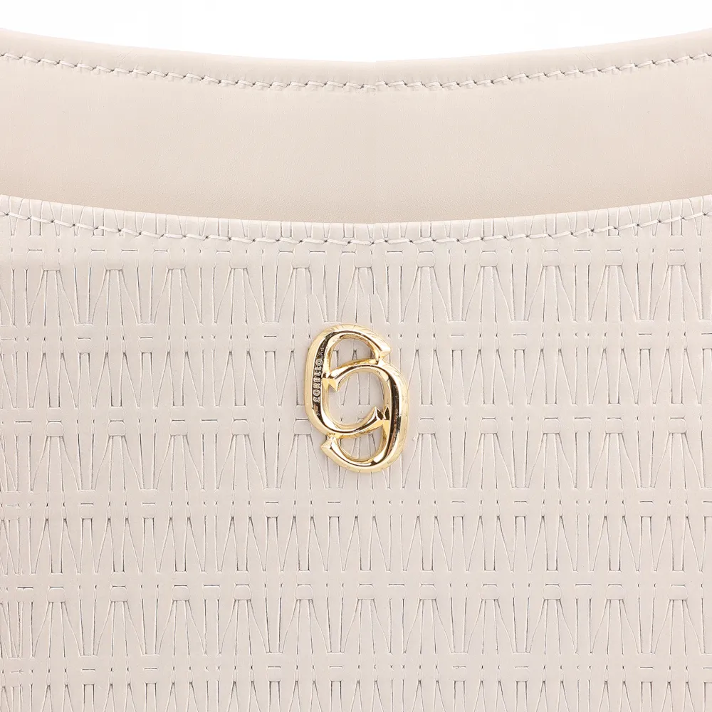 Bolsa De Ombro Couro Off White - imagem 5