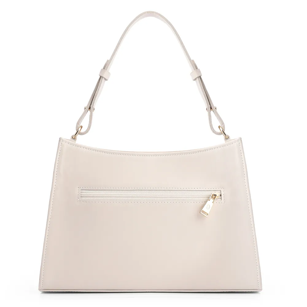 Bolsa De Ombro Couro Off White - imagem 3