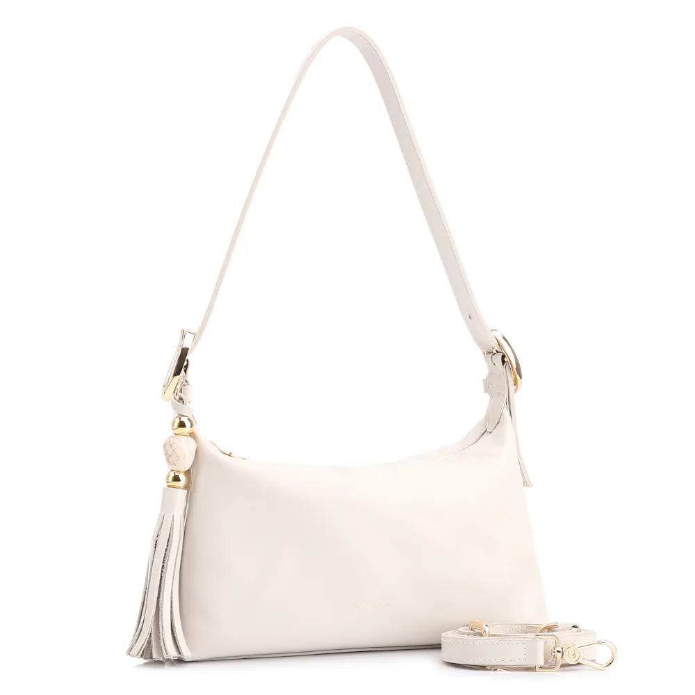 Bolsa De Ombro Couro Off White - imagem 3