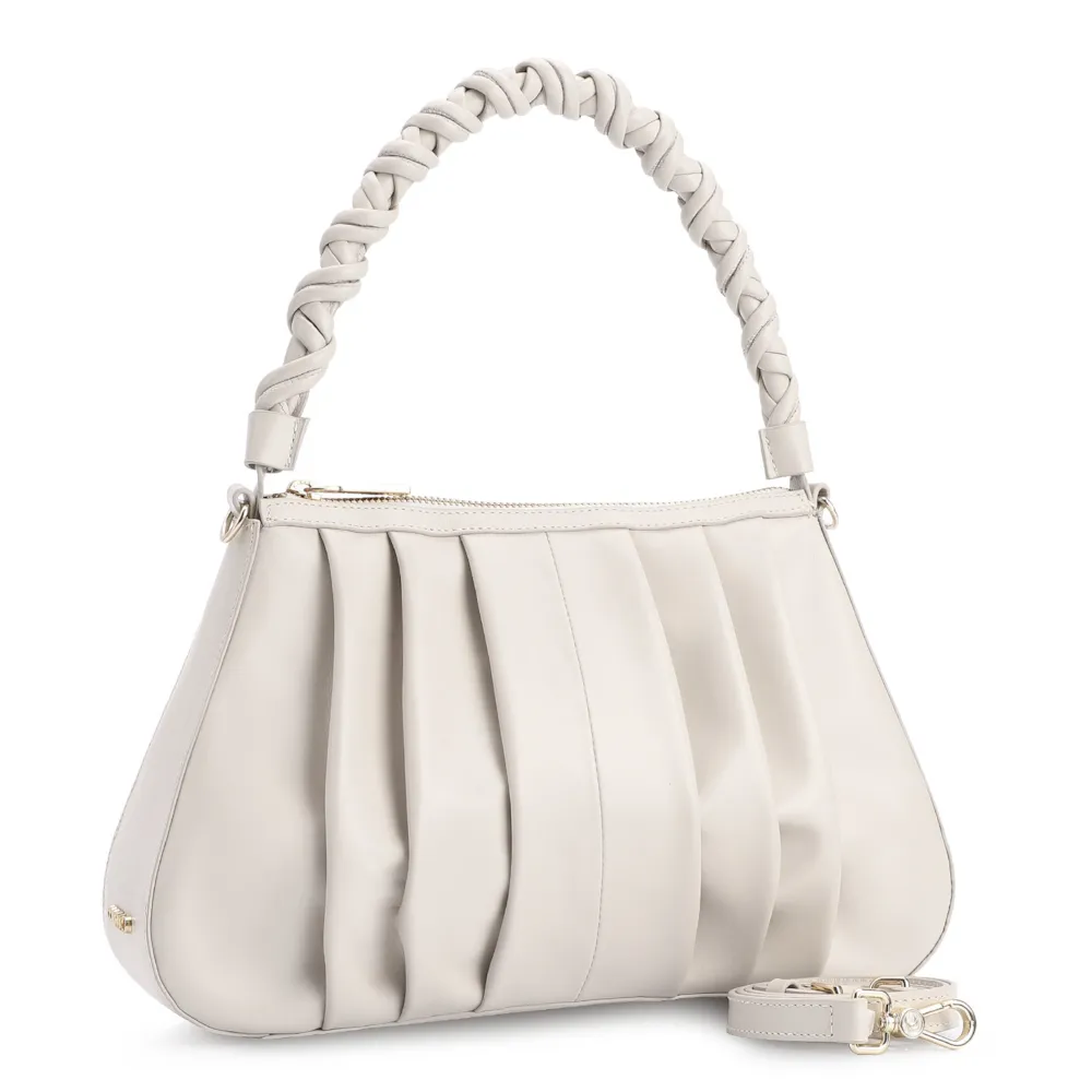 Bolsa De Ombro Couro Off White - imagem 2
