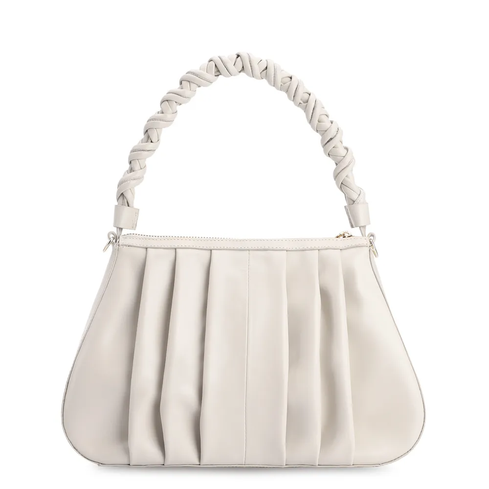 Bolsa De Ombro Couro Off White - imagem 3