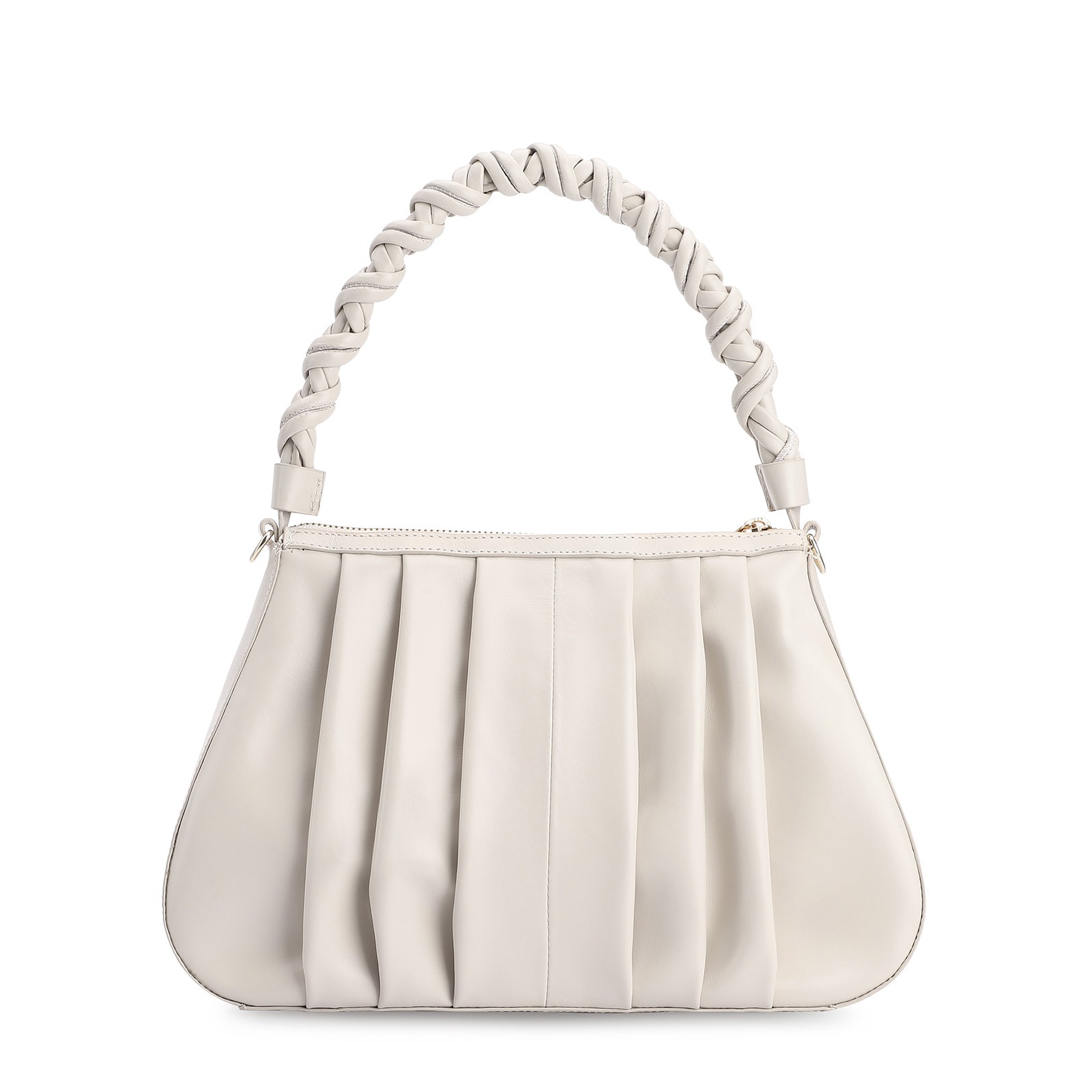 Bolsa De Ombro Couro Off White