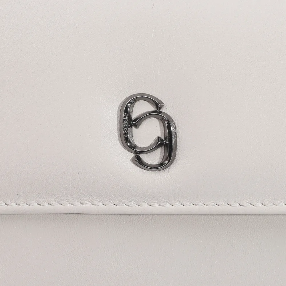 Bolsa De Ombro Couro Off White - imagem 5