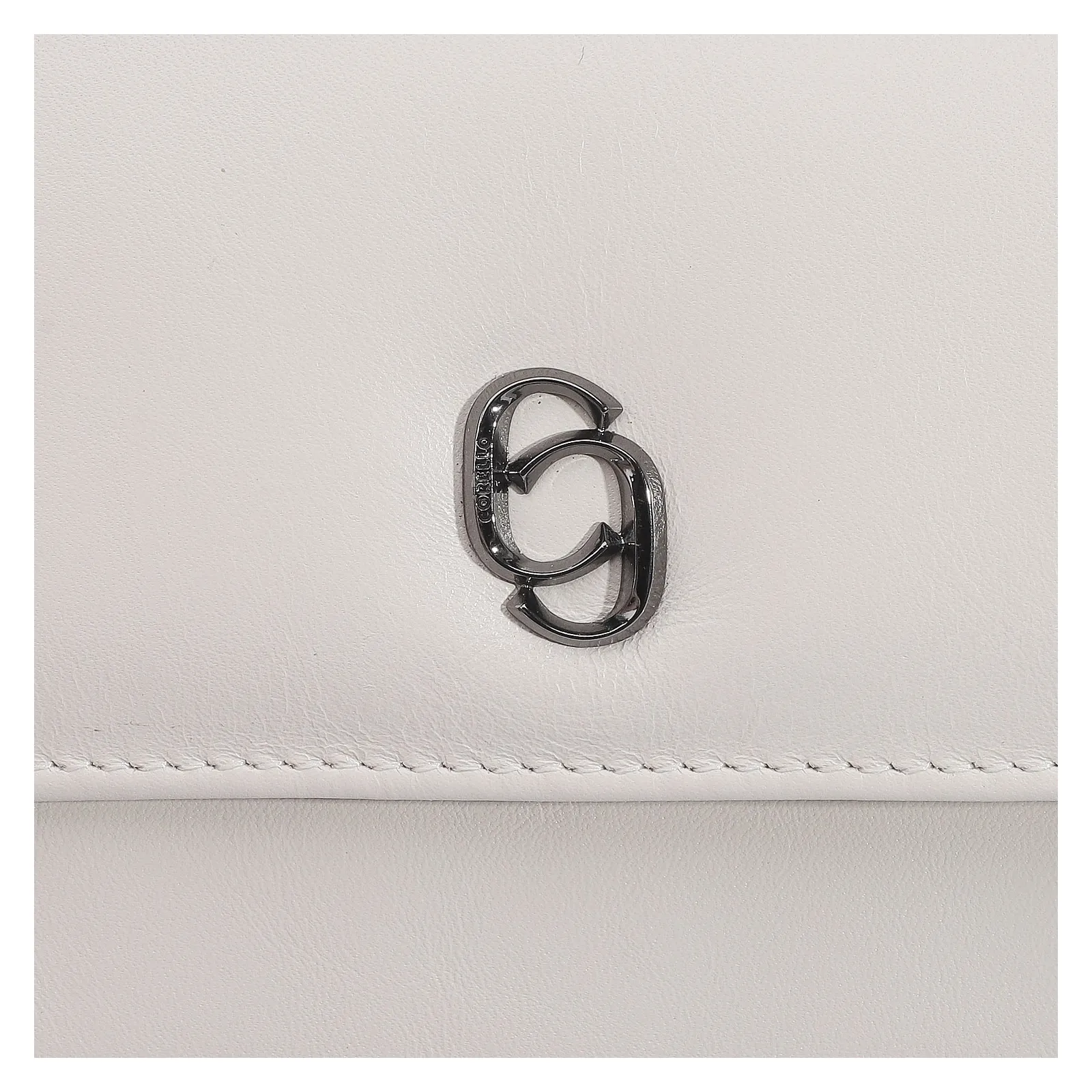 Bolsa De Ombro Couro Off White