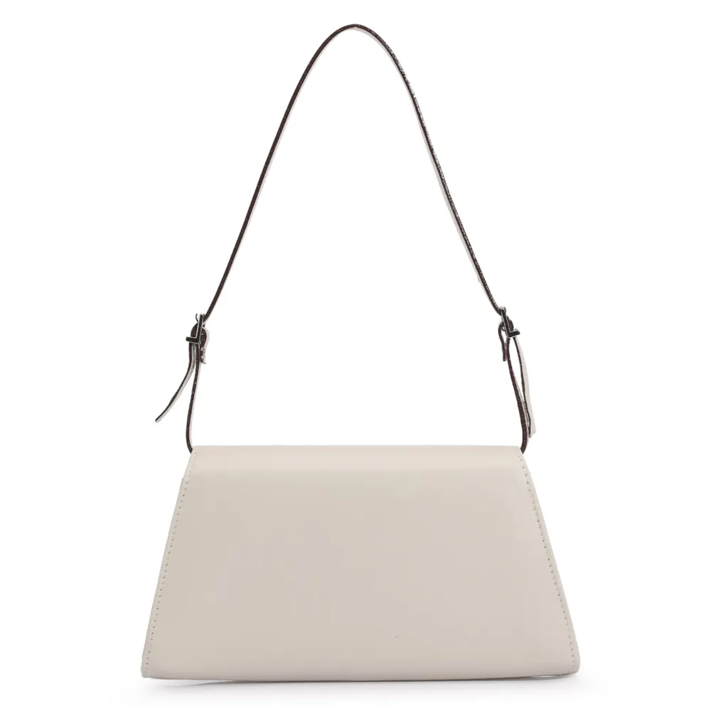Bolsa De Ombro Couro Off White - imagem 3