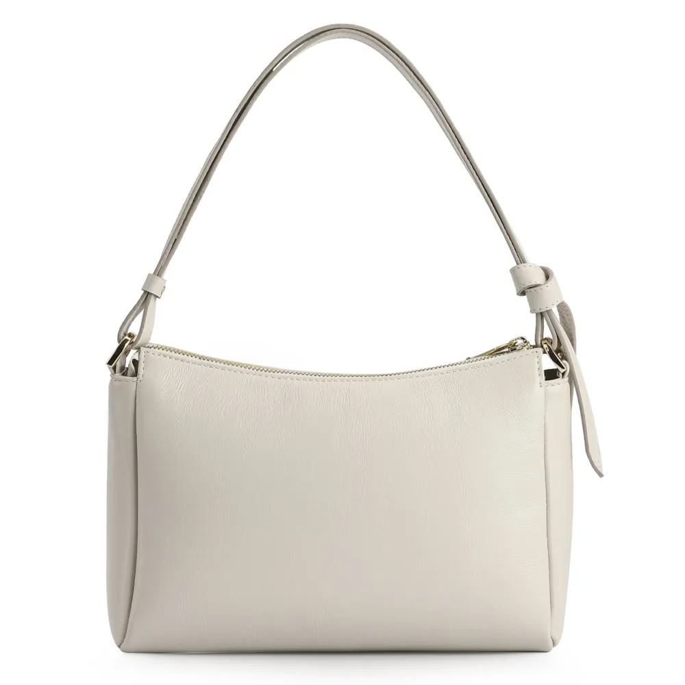 Bolsa De Ombro Couro Off White - imagem 4
