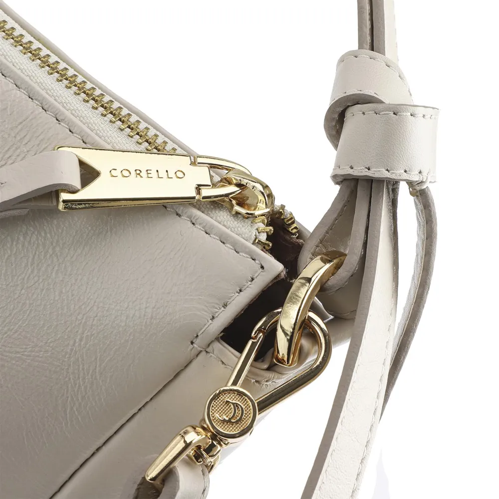 Bolsa De Ombro Couro Off White - imagem 7