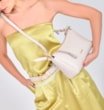 Bolsa De Ombro Couro Off White - imagem 8